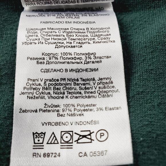 Columbia Sweater Womens Medium Green Outdoor 1/4 Zip Fleece Pullover Ladies LOGO - Picture 13 of 13